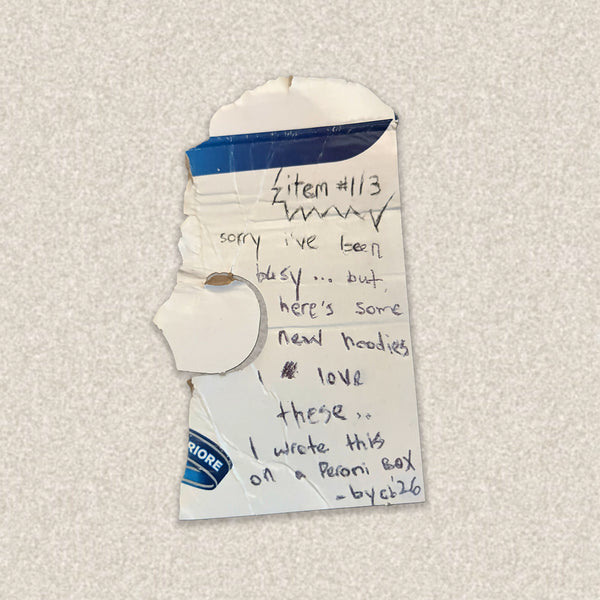 item #113 *sold out*