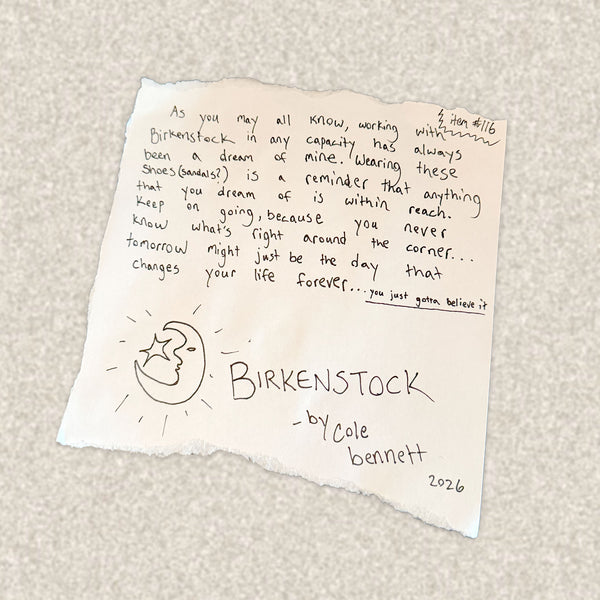 item #116 Birkenstock by Cole Bennett